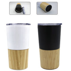 Xylou HK0358 Tumbler with Bamboo Bottom