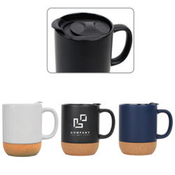 Fysis HK0295 Ceramic Mug with Cork Bottom
