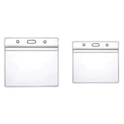 Tasca - big & small HK0227 & HK0226 ID Card Pouch PVC 2 Horizontal