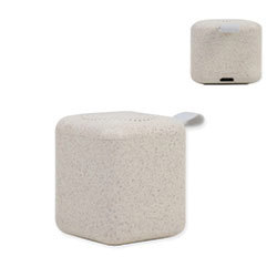 Muziek HK0327 Wheat Straw Bluetooth Mini Speaker