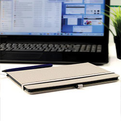 Zuri HK0396 Notebook A5 PU Fabric with Calendar