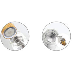 Drew HK0289 Glass Bottle with Infuser