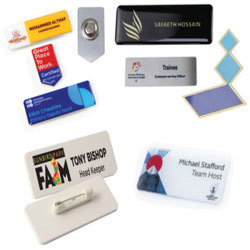 Gafete HK0237 Customized Name Badges Aluminium